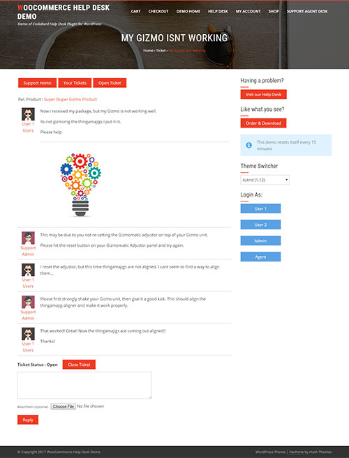 WooCommerce Help Desk System - 1