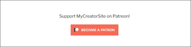 Support SuperCreator On Patreon Button & Widgets Plugin